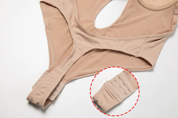 W&W Mode | Tiefer V-Ausschnitt Körperformender Bodysuit