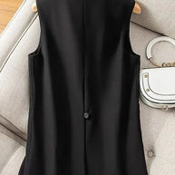 WW | Damen Weste Jacke Ärmellose Blazer