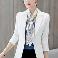 WW | Schwarzer Blazer für Damen Bürojacke Anzug Taschen Jacken