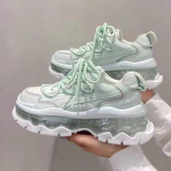 WW | Damen Atmungsaktive Beiget Damen Sport Laufschuhe