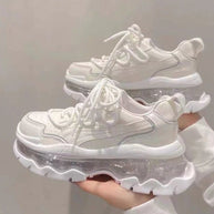 WW | Damen Atmungsaktive Beiget Damen Sport Laufschuhe