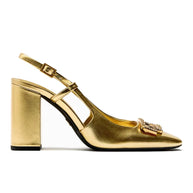 WW | Elegante Damen Sling Back Schuhe Moderne Büro High Heels