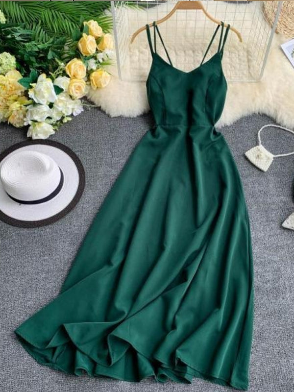 WW | Smaragdgrünes Maxi Kleid Baumwollspitze Trägerlos Lang Frauen Sexy Kleid