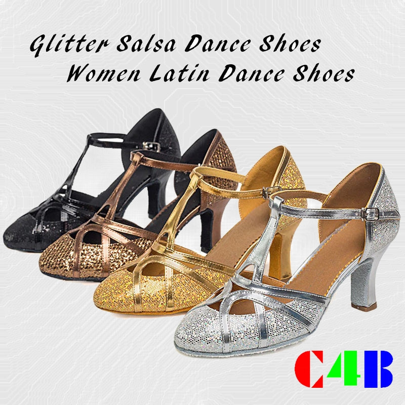 W&W Mode | Salsa Tanzschuhe Damen Latein Tanzschuhe 7cm