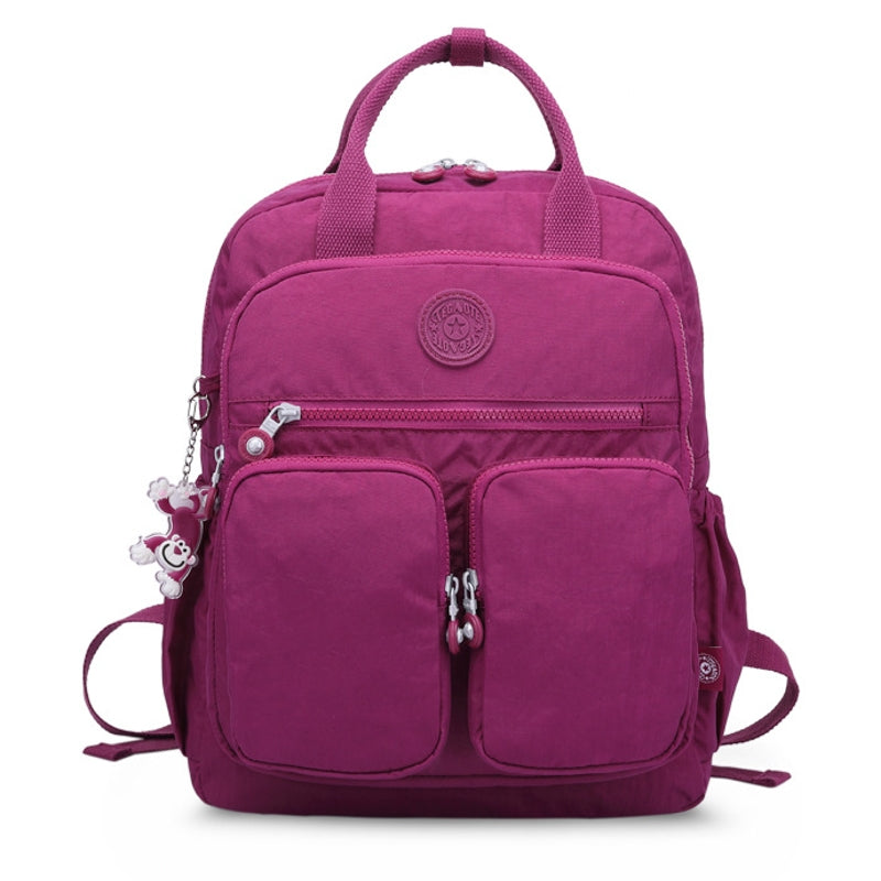 WW | Mode Frau wasserdichter Nylon leichter Rucksack