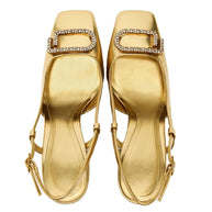 WW | Elegante Damen Sling Back Schuhe Moderne Büro High Heels