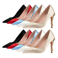 WW | Metallisch verstellte High Heels für Frauen Stiletto
