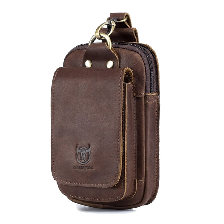 Leder-Gürteltasche für Smartphones bis 7 Zoll