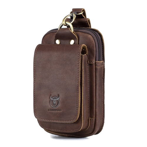 WW | Hochwertige Leder 7 Zoll Telefon Geschenk Gürtel Tasche