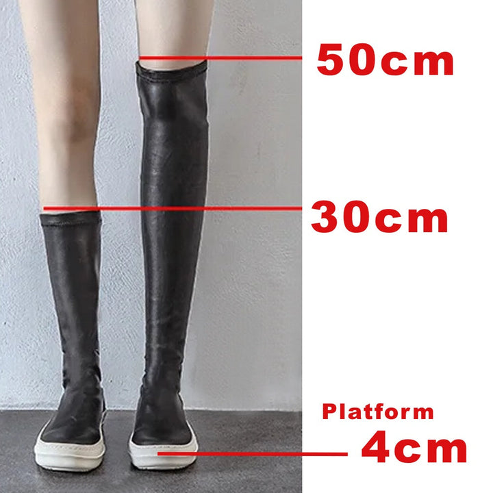 W&W Mode | Flache Stiefel für Frauen