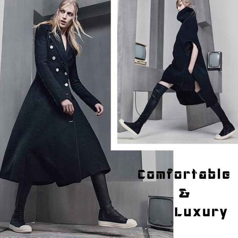 W&W Mode | Flache Stiefel für Frauen