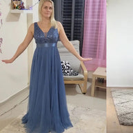 WW | Trägerloses Abendkleid