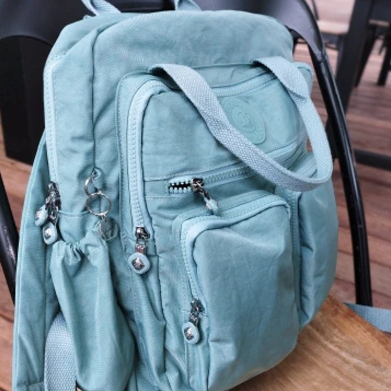 WW | Mode Frau wasserdichter Nylon leichter Rucksack