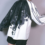 WW | Stylisches Totenkopf-Print Damen-Shirts
