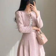 WW | Slim Frauen Hohe Taille Mini Röcke Sets