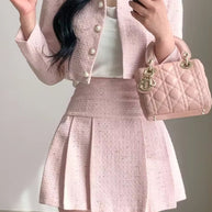 WW | Slim Frauen Hohe Taille Mini Röcke Sets