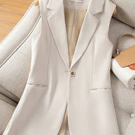 WW | Damen Weste Jacke Ärmellose Blazer