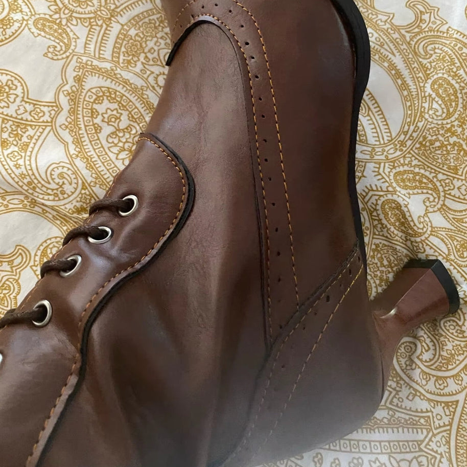 WW | Retro Ritter Stiefel für Damen Cosplay High Heels