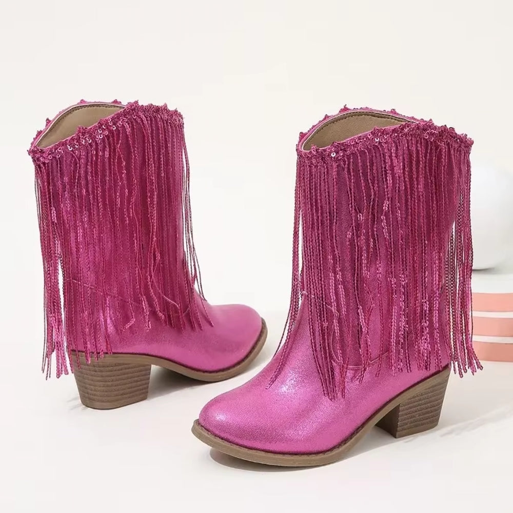 W&W Mode | Tupsut Rosa Elegante Britannia Prinzessin Kinder Stiefel