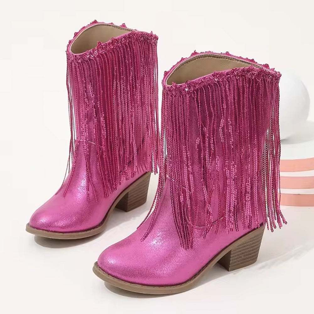 W&W Mode | Tupsut Rosa Elegante Britannia Prinzessin Kinder Stiefel
