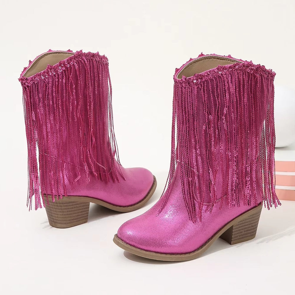 WW | Tupsut Rosa Elegante Britannia Prinzessin Kinder Stiefel