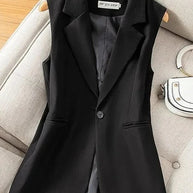 WW | Damen Weste Jacke Ärmellose Blazer
