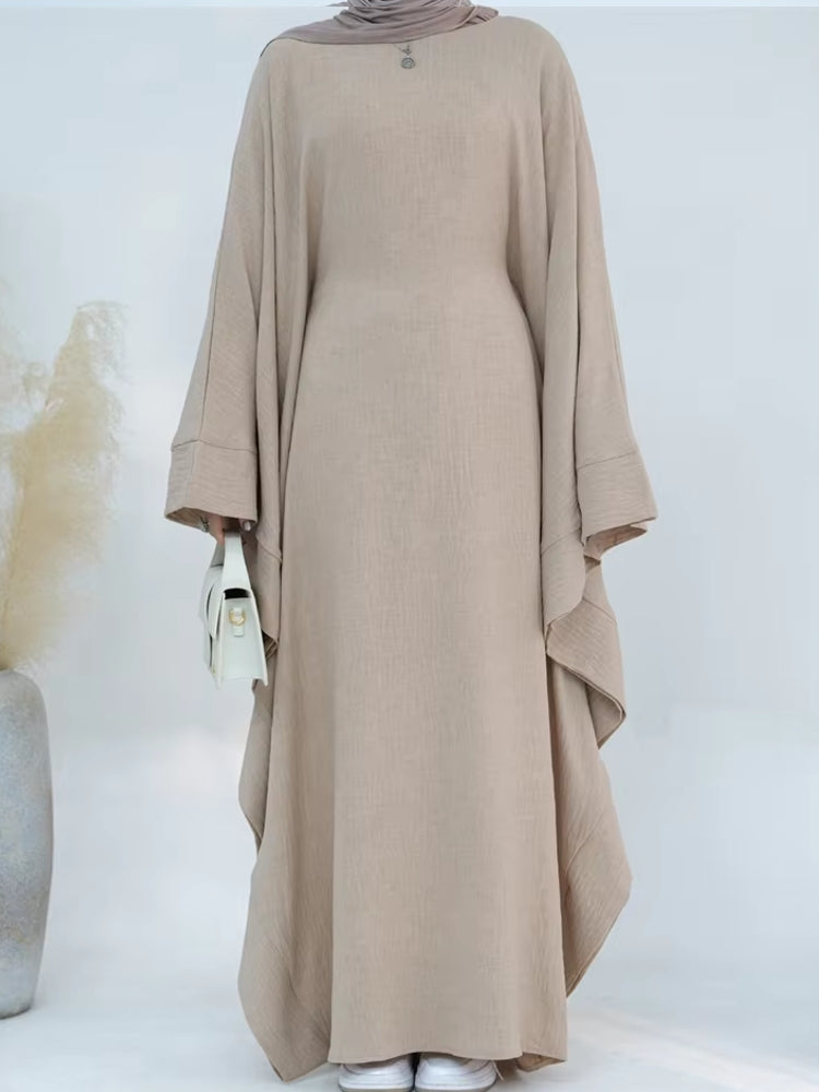 Damen-Abaya mit langem, bedeckendem Schnitt