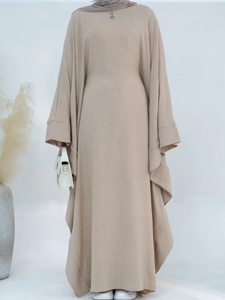 Damen-Abaya mit langem, bedeckendem Schnitt