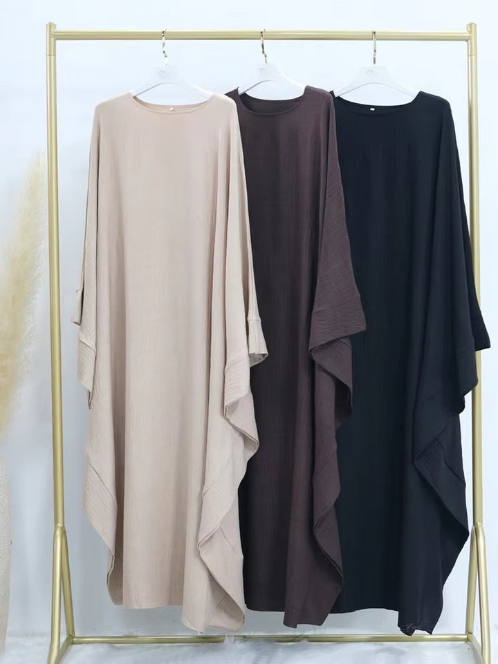 Damen-Abaya mit langem, bedeckendem Schnitt