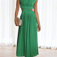 Midikleid mit Ausschnitt