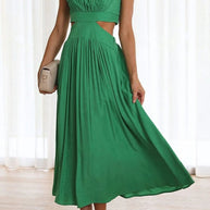 Midikleid mit Ausschnitt