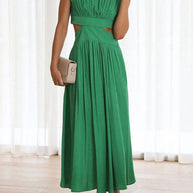 Midikleid mit Ausschnitt