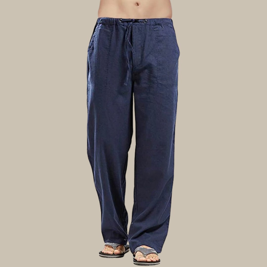 W&W Mode | Bequeme Leinen Strandhose Für Herren