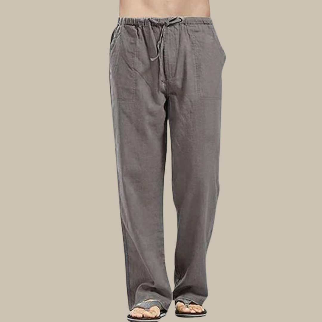 W&W Mode | Bequeme Leinen Strandhose Für Herren