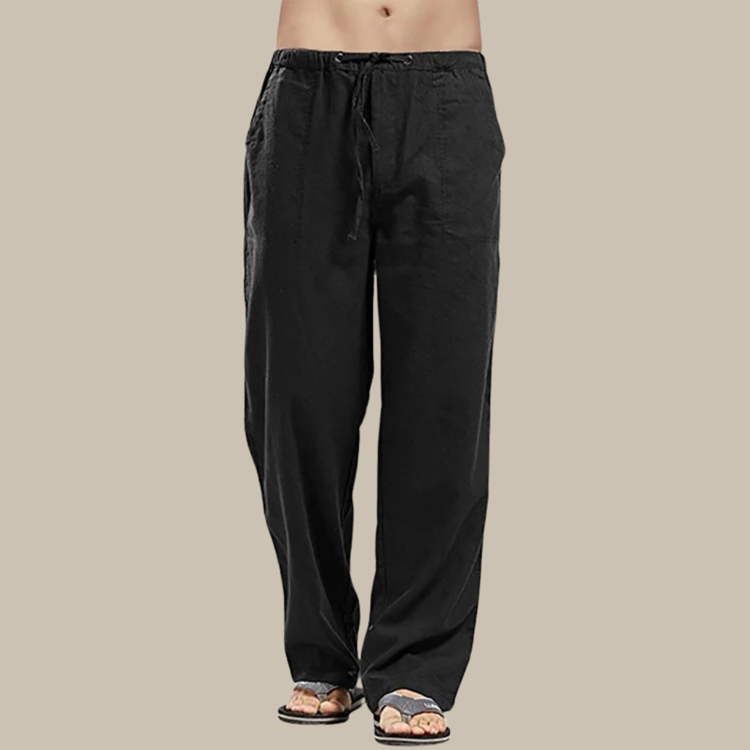 W&W Mode | Bequeme Leinen Strandhose Für Herren