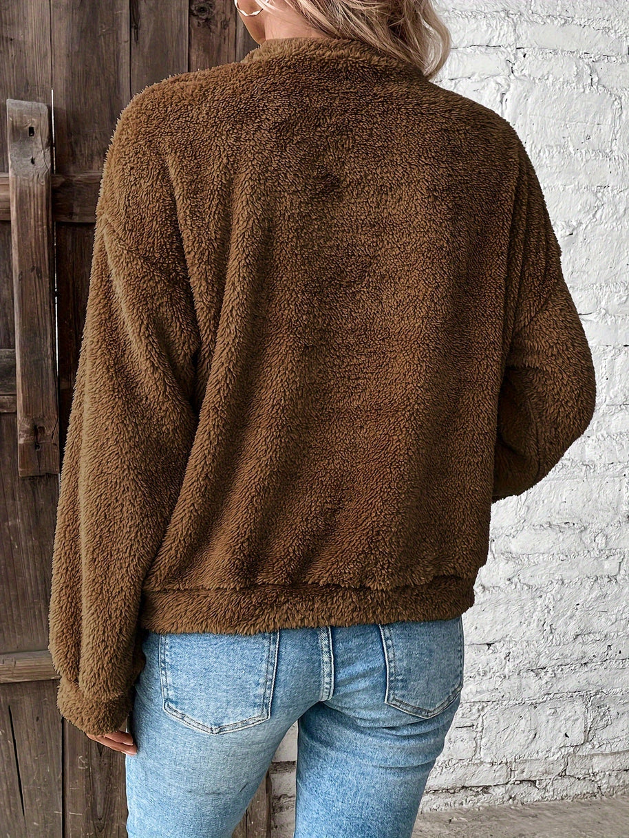 WW | Bequemes Teddy Pullover Sweatshirt