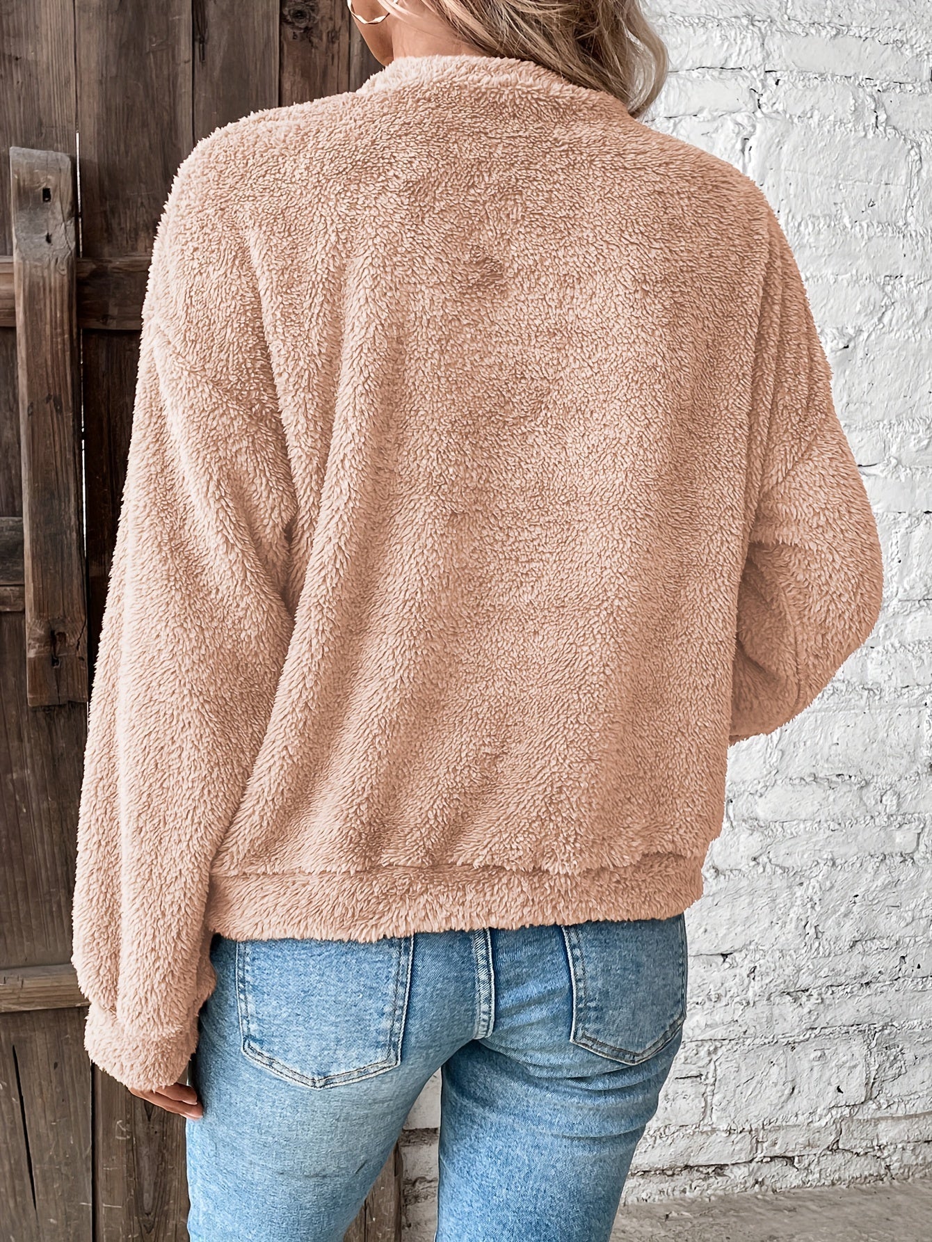 WW | Bequemes Teddy Pullover Sweatshirt