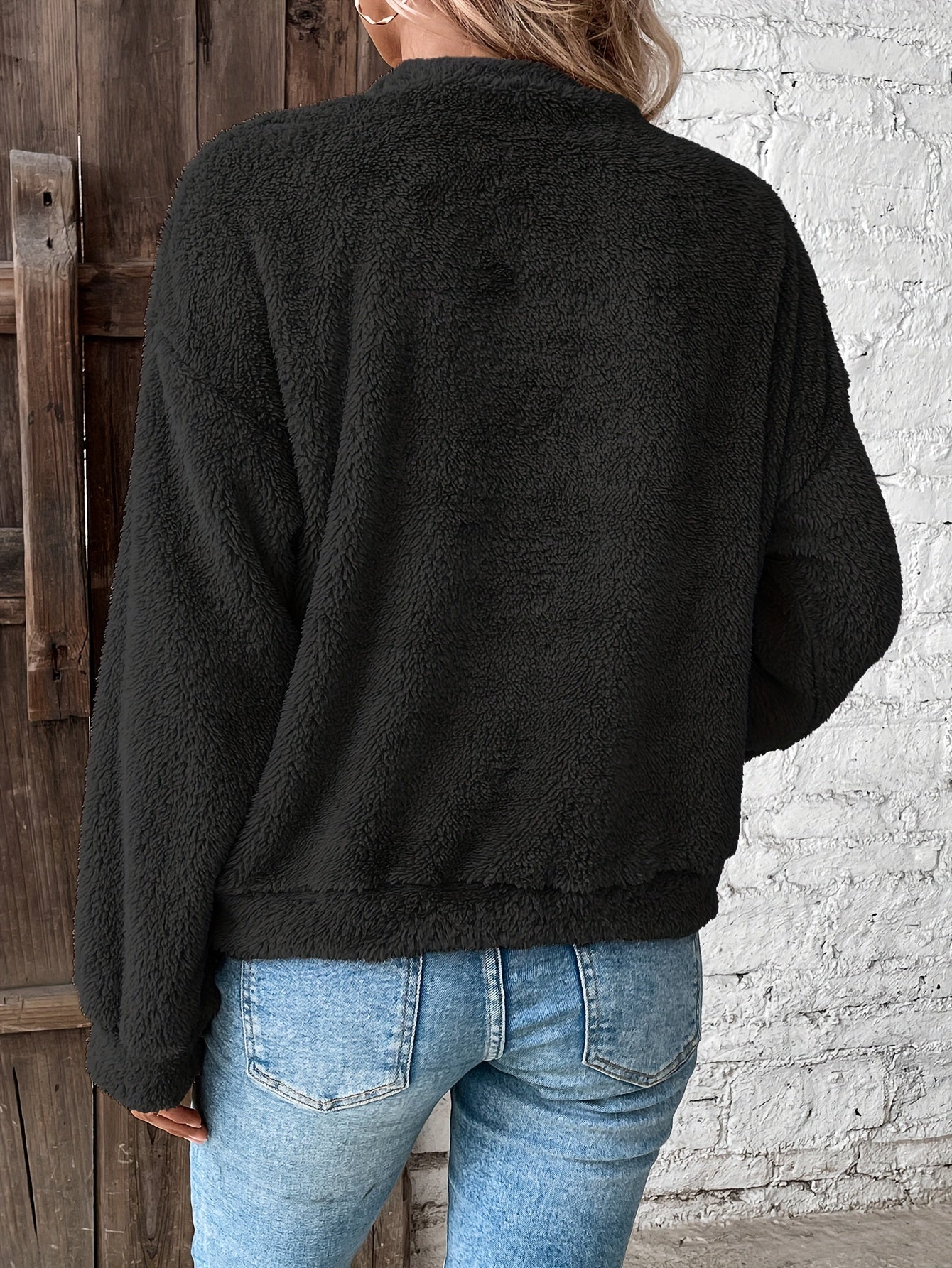 WW | Bequemes Teddy Pullover Sweatshirt