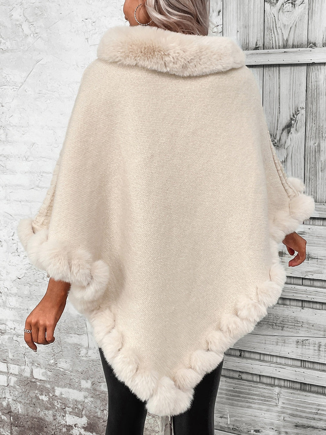 W&W Mode | Bequemer Damen Winter Poncho