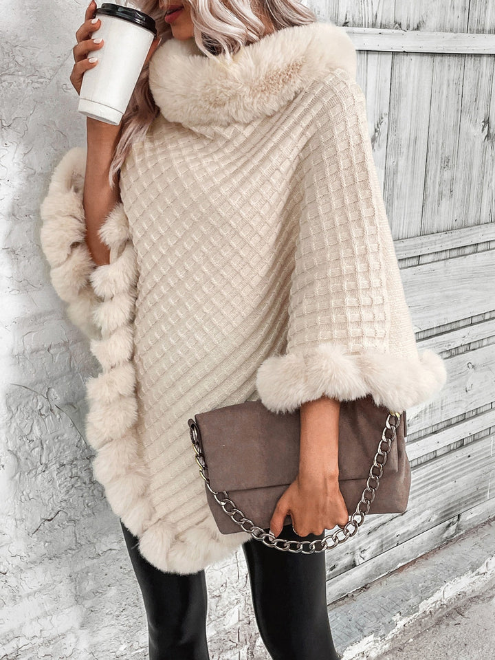 W&W Mode | Bequemer Damen Winter Poncho