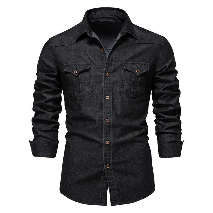 W&W Mode | Baumwoll Denim Hemd