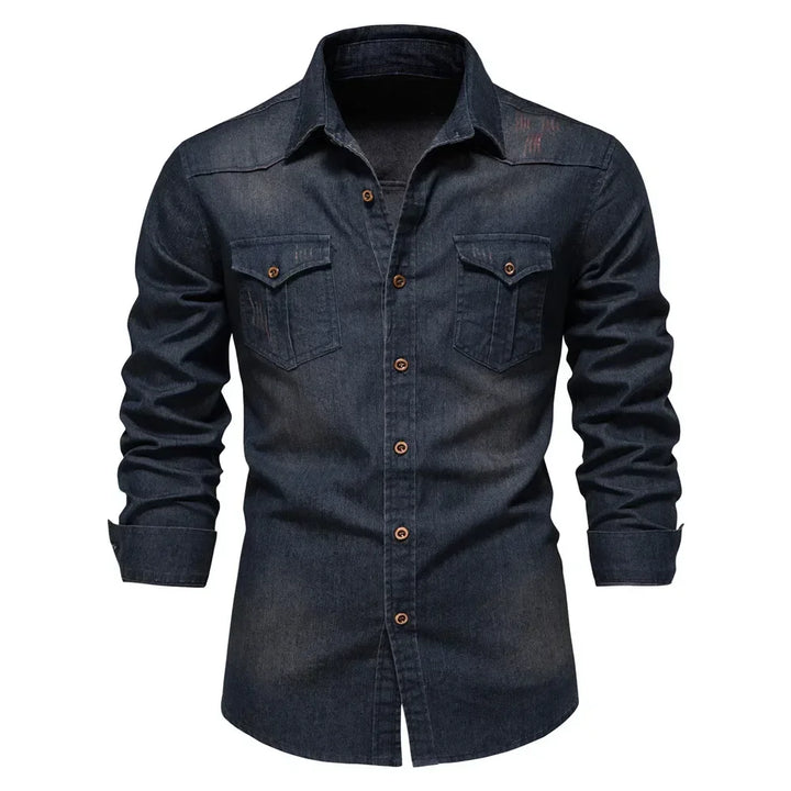 W&W Mode | Baumwoll Denim Hemd