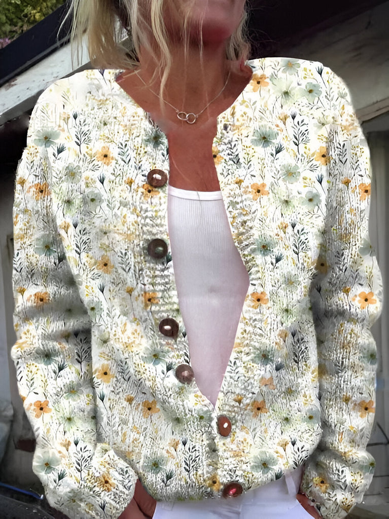 WW | Gemusterte Strickjacke
