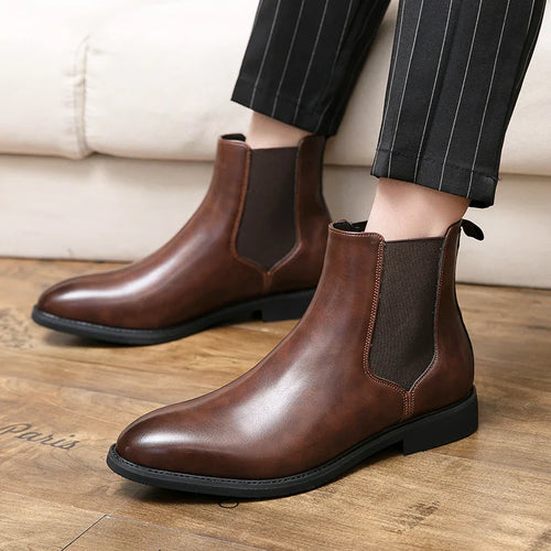 WW | Herren Chelsea Lederstiefel