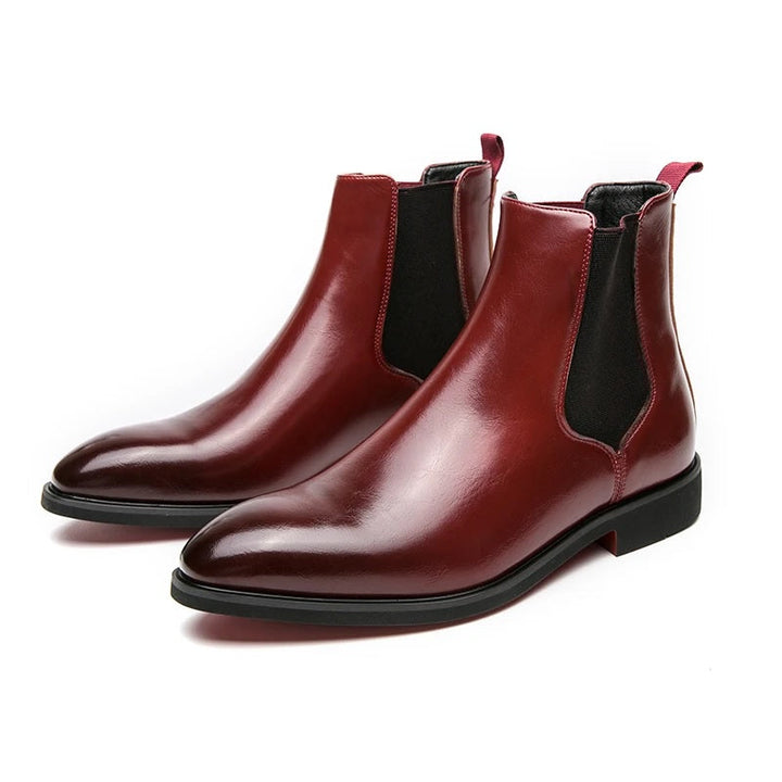 W&W Mode | Herren Chelsea Lederstiefel