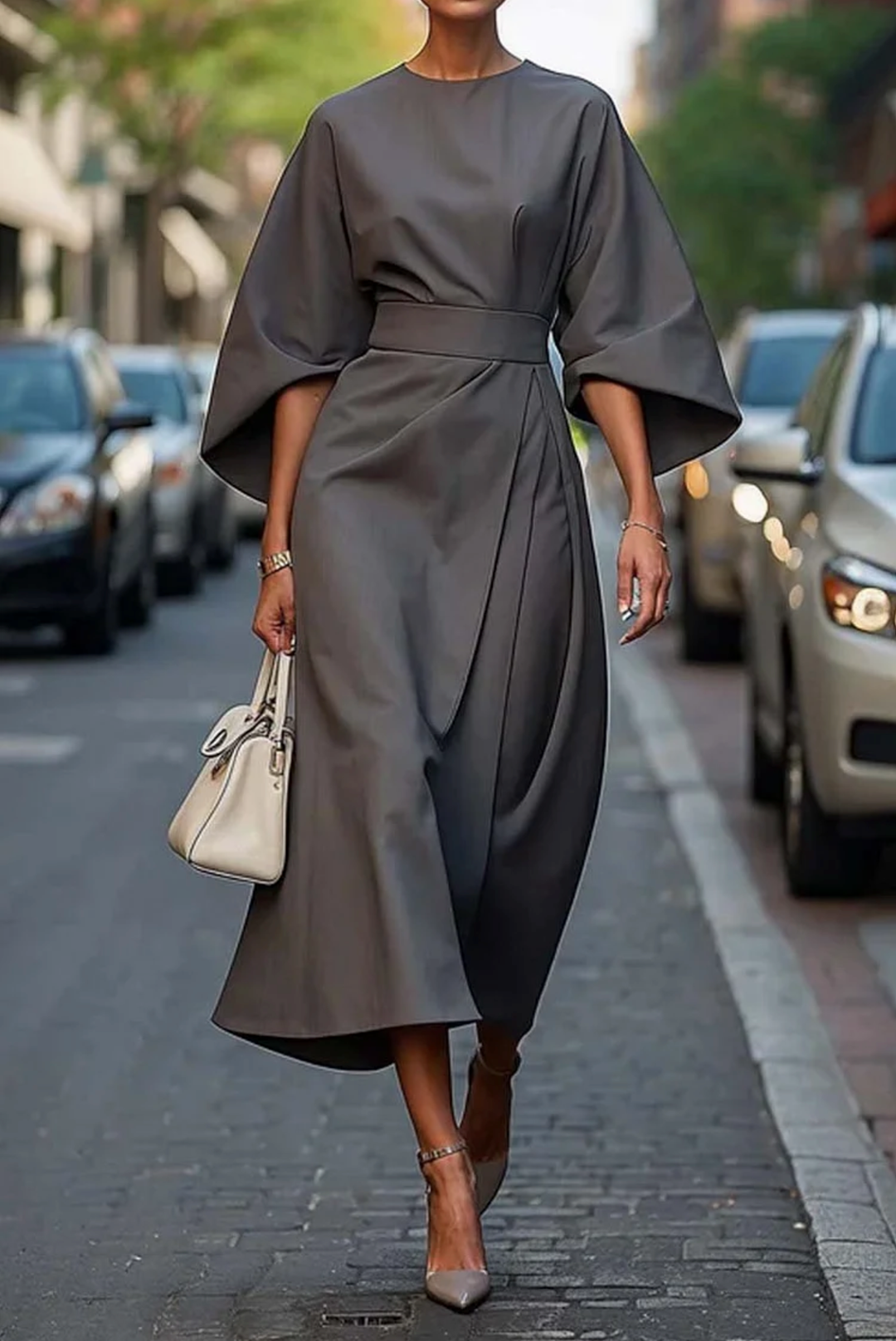 W&W Mode | Elegantes Fließendes Kleid