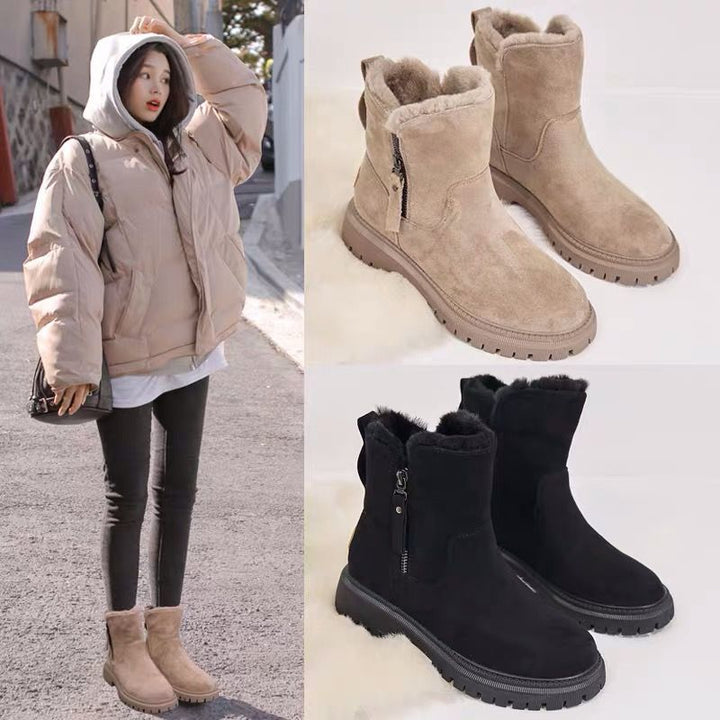 W&W Mode | Moderne Stiefeletten Mit Weichem Fleecefutter