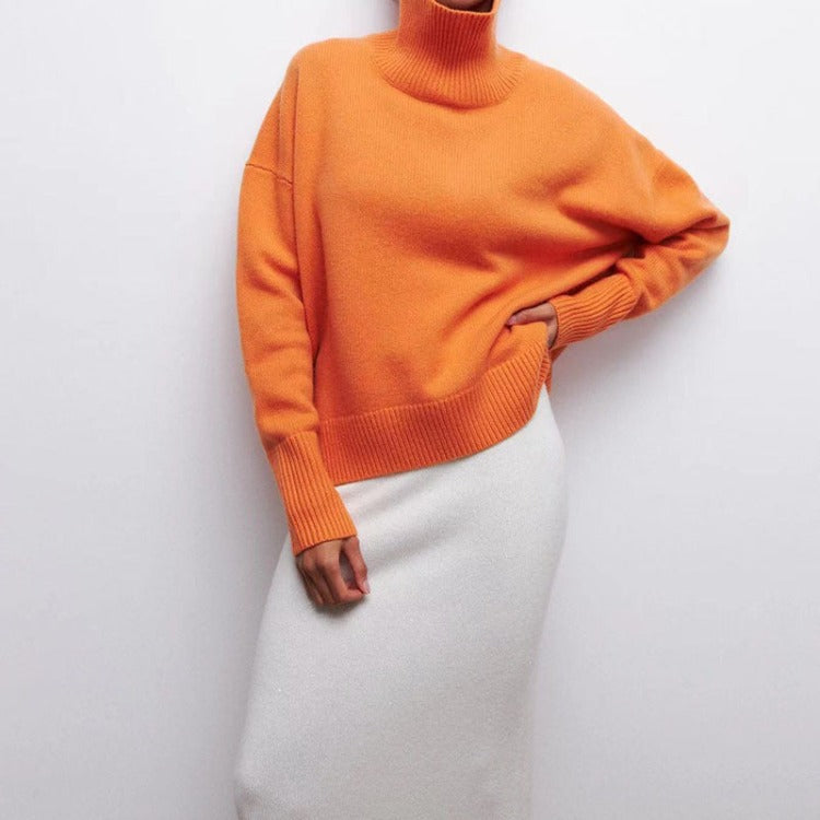 W&W Mode | Rollkragen Strickpullover