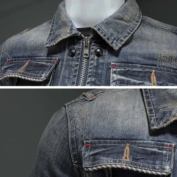 W&W Mode | Weinlese Denimjacke