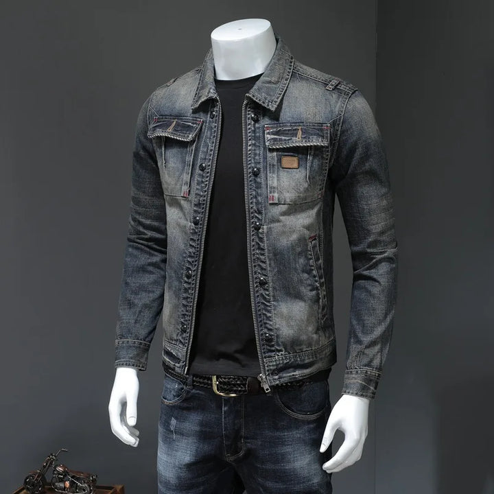 W&W Mode | Weinlese Denimjacke